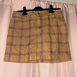 Y2k Corduroy Mini Skirt